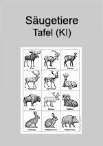 Tafel: S&auml;ugetiere